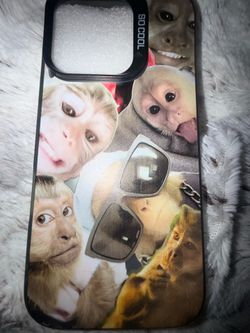 Monkey unisex iPhone 16 pro phone case