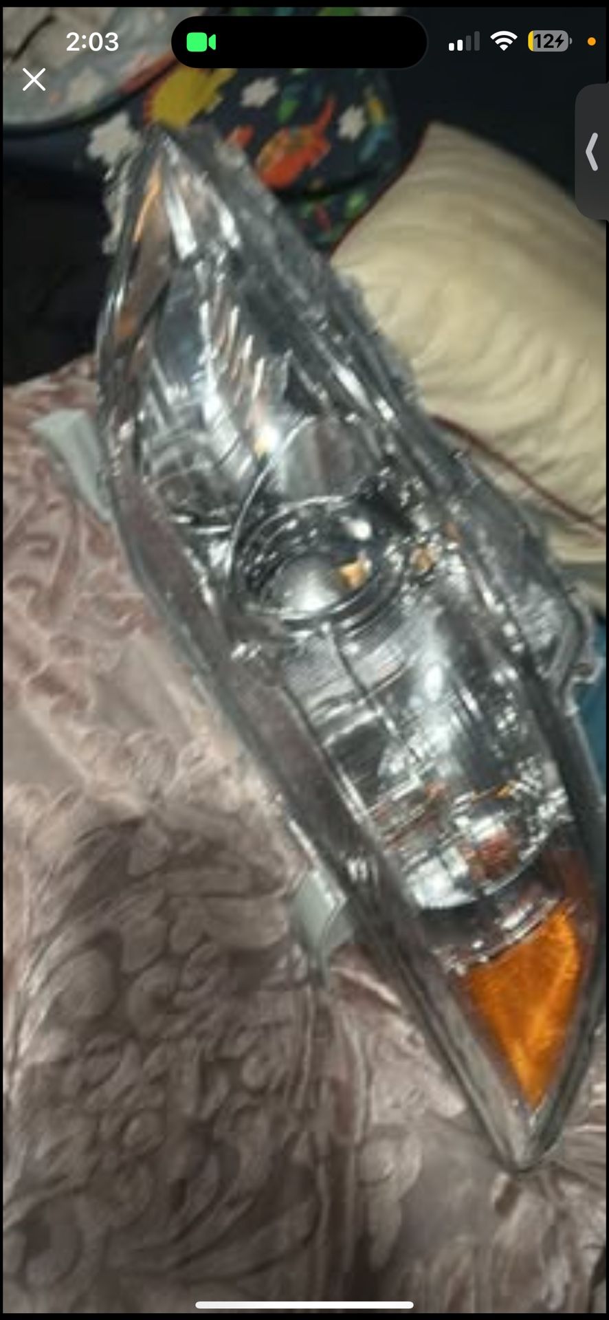 toyota camry 2012 headlight unit
