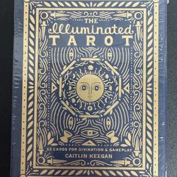 NEW SEALED The Illuminated Tarot 53 Cards for Divination Gold Oracle Full Deck Guide Book just $10