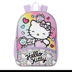Hello Kitty Shimmering Hello Kitty Backpack kids school bag girls favorite