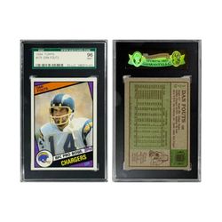 Dan Fouts (HOF) 1984 Topps #179 SGC 96 (MINT) Football Card