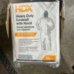 HDX Heavy Duty Painters Coverall with Hood Size XL Qty 29