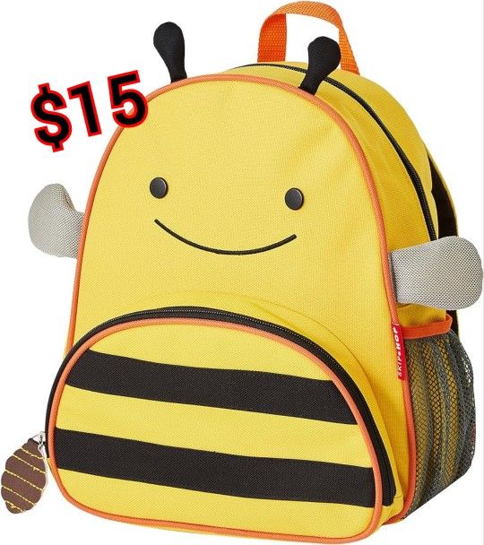 Skip Hop Toddler Backpack, Zoo Preschool Ages 3-4, Bee