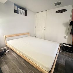 Cheap - Ikea Bed Frame and Mattress 