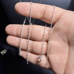 Two 925 Silver Thin Bracelets 7”