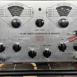 Eico fm sweep generator and marker