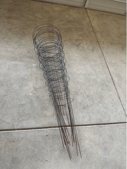 Tomato Plant Cages- 4 rings- Galvanized Steel