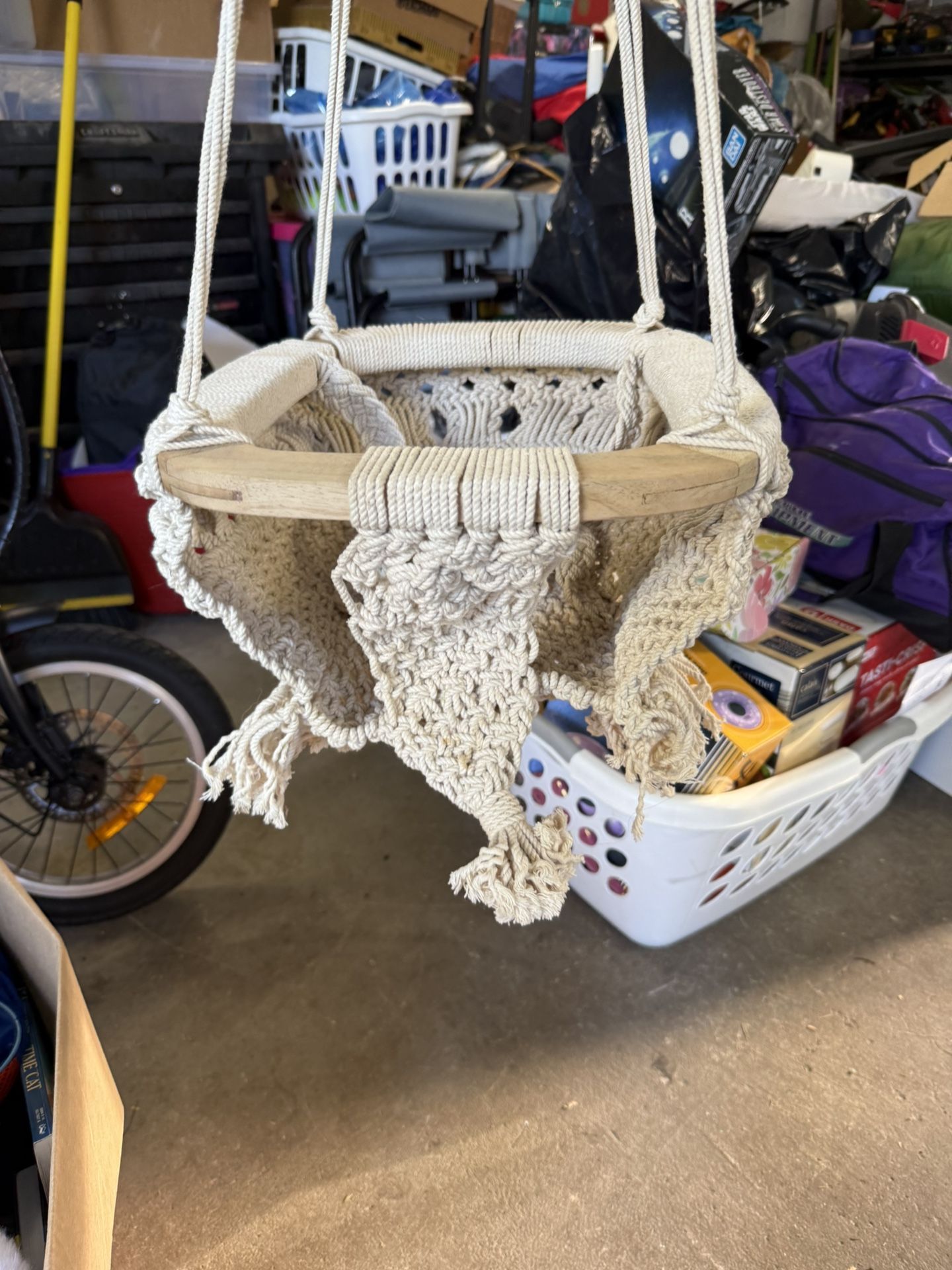 Macrame Baby Swing