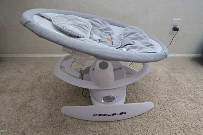 Baby Swing for Newborn Infant Toddler. Elevate Baby's Comfort, 3-in-1 Rocker, Stationary Seat, Motion Detection, Bluetooth capable