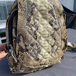 Real Custom Made python  Backpack From Bali