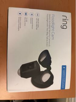 Ring Floodlight Camera. 1080P W/2 way talk.