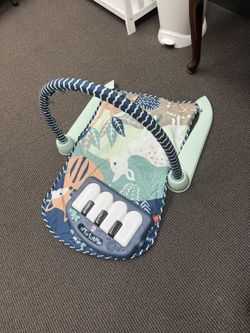 Fisher-Price Baby Playmat Deluxe Kick & Play Piano Gym for Learning