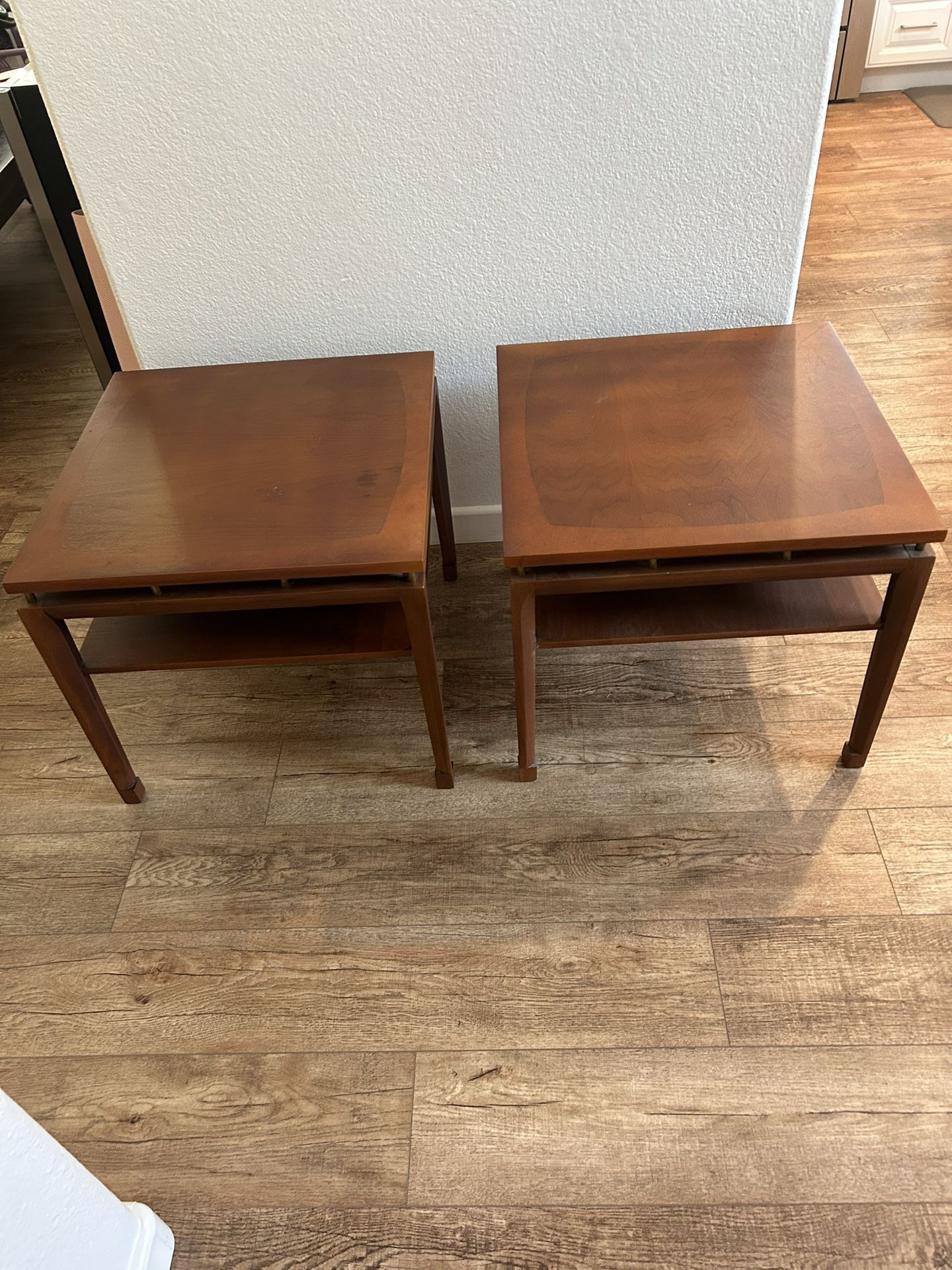Wooden End Tables (set Of 2)