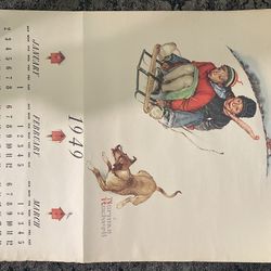 1949 Norman Rockwell 4 Seasons Calendar 