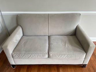 Beige Loveseat