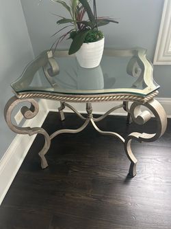 Glass End Table