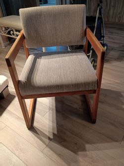 Sturdy wood frame chair