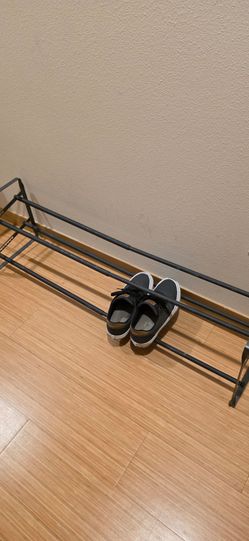 Black Metal Shoe Rack