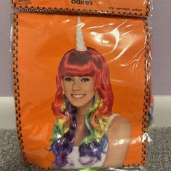 Rainbow, Unicorn Wig