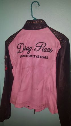 Wilsons Drag motorcycle jacket..size xl womens...Like new vintage look!