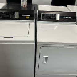 Speed, Queen, Commercial, Heavy Duty, Washer, And Dryer Set