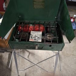 Coleman Camp Stove With Stand And Fuel