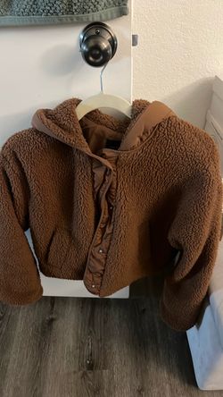 Fuzzy cute fall jacket