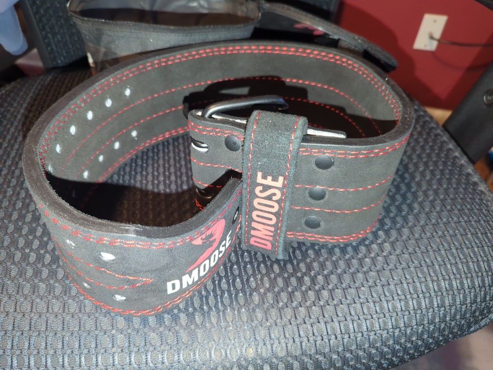 D Moose Weight Lifting Belt Size Small