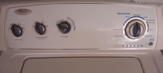 White Whirlpool Washer