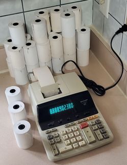 SHARP EL- 2630PII 12 Digit Adding Machine Tested and Functional