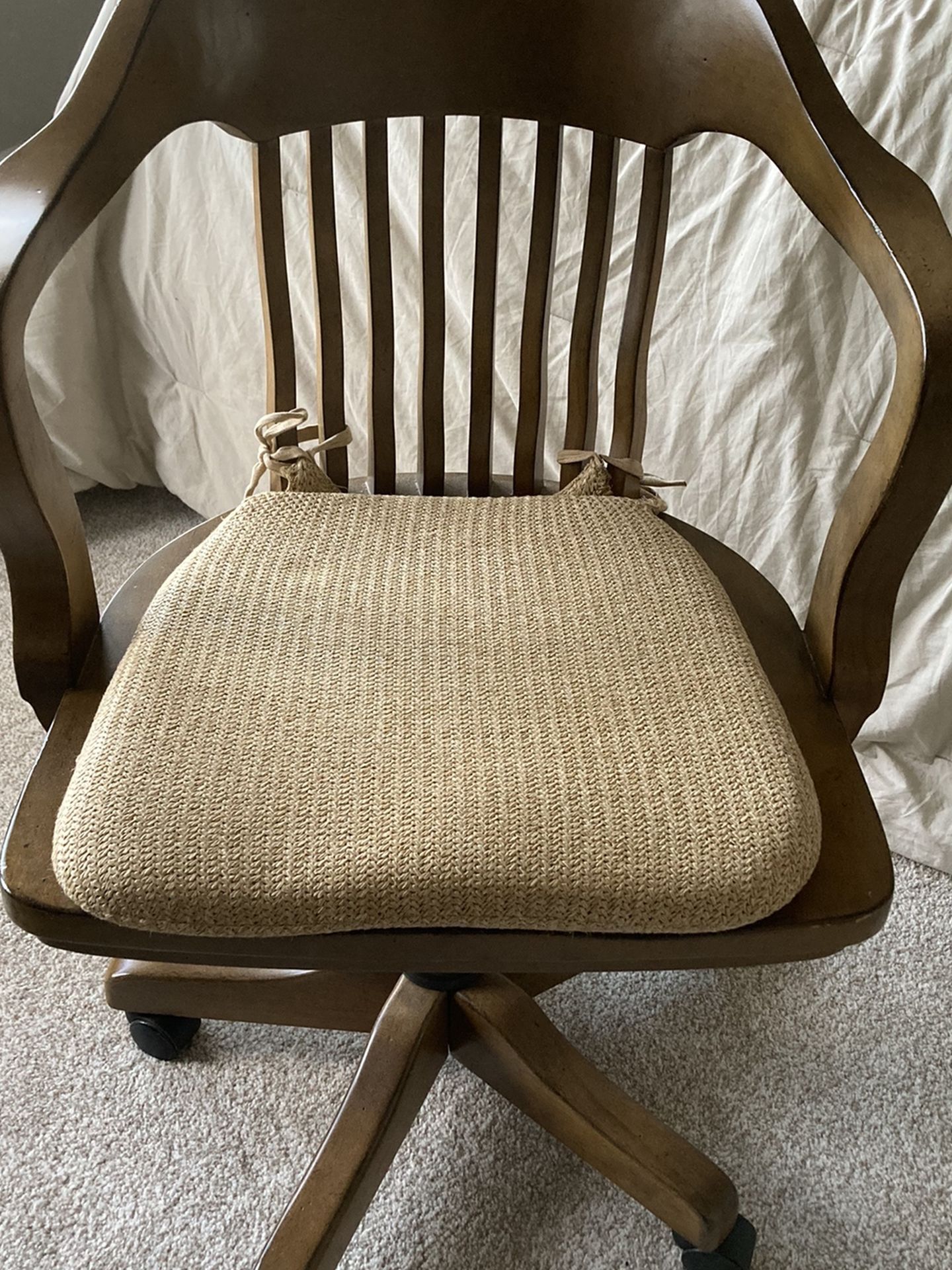 West pointe Desk Chair Rustic Oak