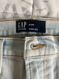 Gap Denim Wide-Leg Jeans Size 6/28R