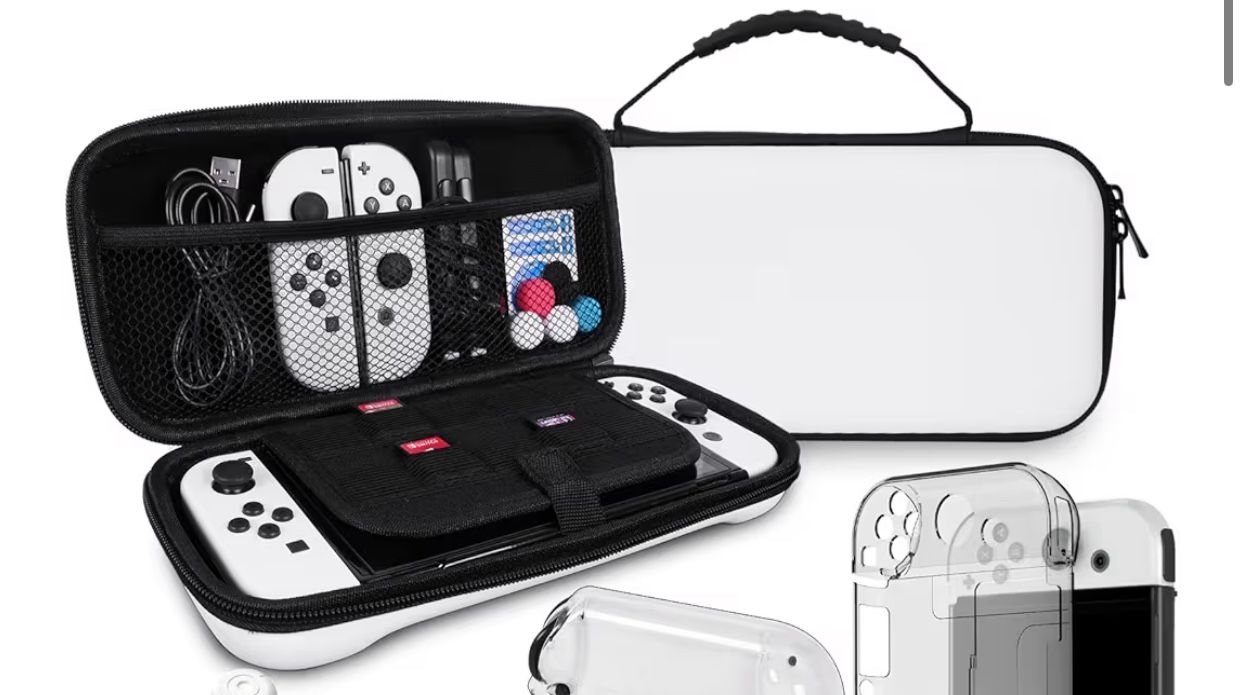 Nintendo Switch 1 White carrying case