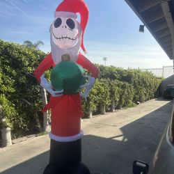 The Night Before Christmas Jack Skellington Inflatable