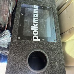 Speaker Box and amp