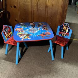 Delta Children PAW Patrol Table and Chair Set with Storage