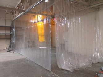Auto paint curtains