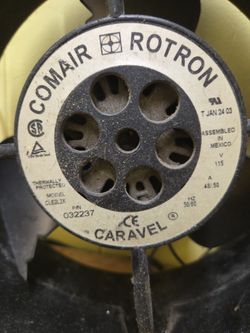 Comforter Rotron Caravel Fan With Can-filter