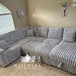 New Fluffy Sleeper Storage Sectionals
