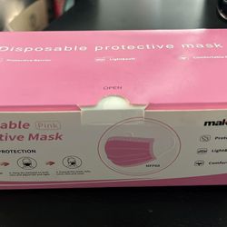 Pink Masks 50 Count 