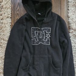 Boys Size Large (16-18) DC Brand Hooded Winter Jacket 