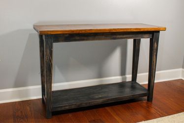 Dark entryway table - locally professionally made