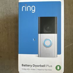 Ring Battery Doorbell Plus - Satin Nickel