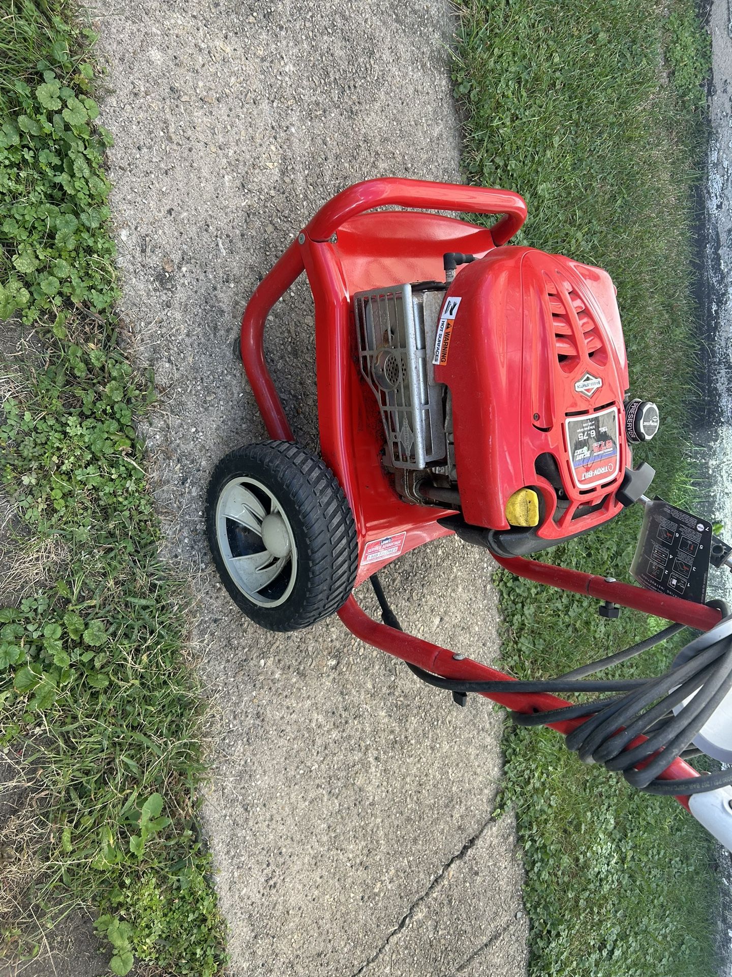 Troy Bilt Pressure Washer 