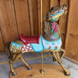 Full Size Carousel Horse – Must Sell This Week - Great Condition