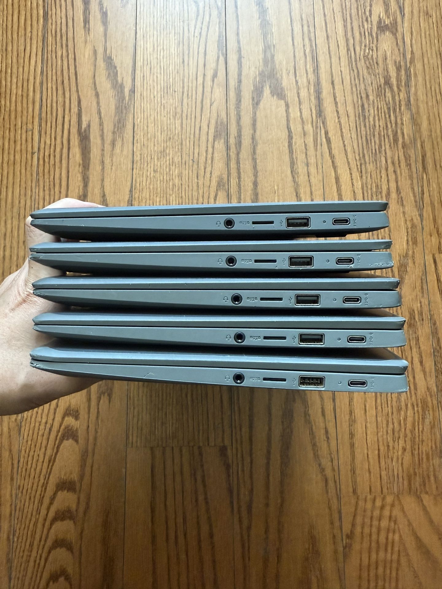 Lot of 5pc HP Chromebook 11”/4GB RAM/32GB eMMC/Fully Functional