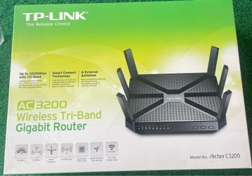 TP-Link Archer C3200 Wireless Trị-Band Gigabit Router