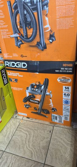 Ridgid 14 gallon wet and dry vacuum