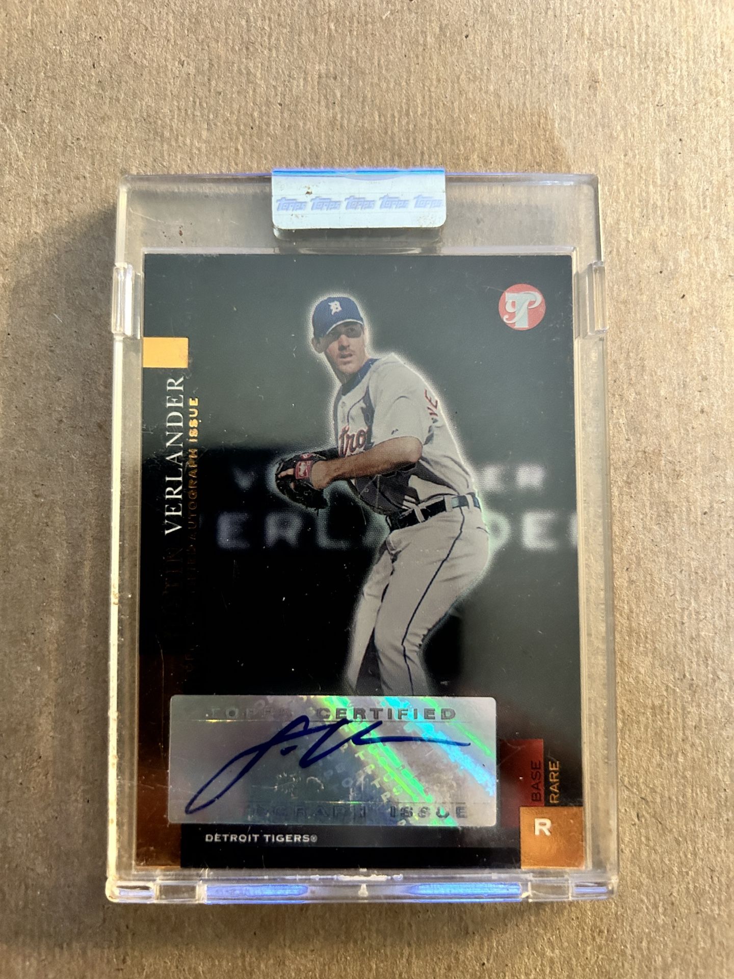 Justin Verlander [Autograph] #190 2005 Topps Pristine 15/18 Uncirculated