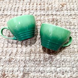 Le Creuset Stoneware Cappuccino Coffee Tea Cup 400ml/14oz，set of 2